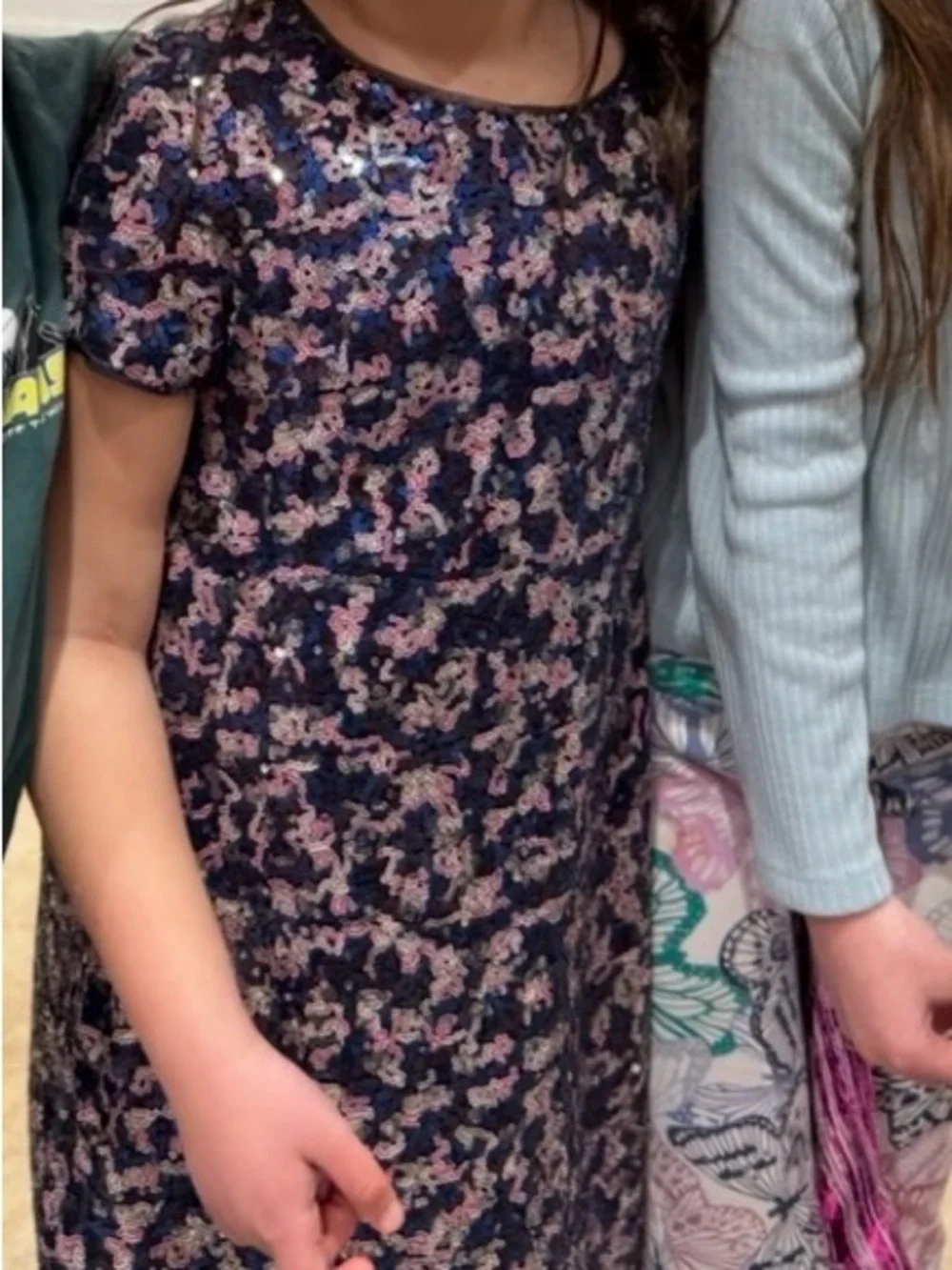 Girls GAP Sequin Shift Dress (Size 8)